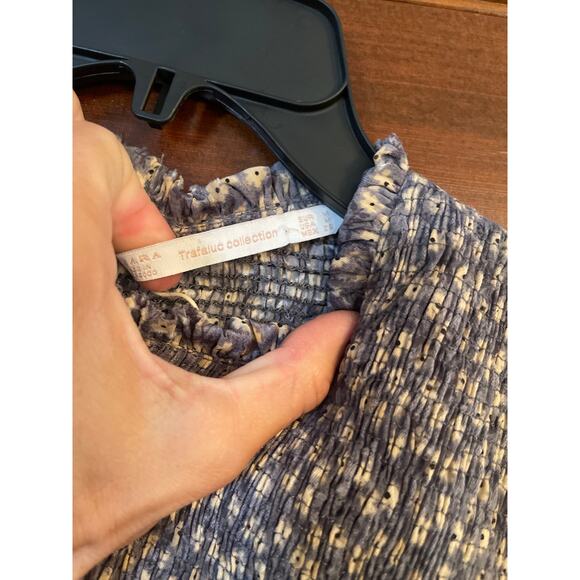 ZARA SMOCKED MINI DEESS/ROMPER M - Picture 5 of 8